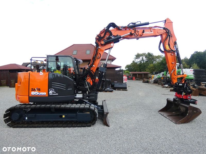 Hitachi ZAXIS 85-6USB ROTOTILT ZE SZCZYPCAMI + OSPRZĘT / Bogata Wersja / Super Stan /