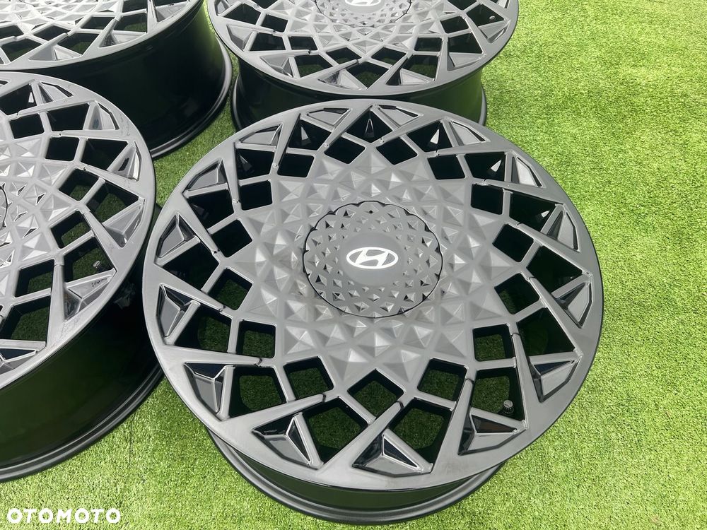 KOMPLET FELG FELGI ALU HYUNDAI IONIQ TUCSON SANTA FE 20 ORYGINALNE TPMS - 7