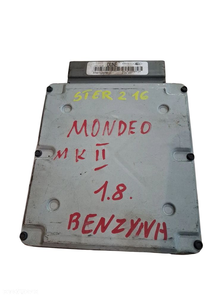 Sterownik KOMPUTER SILNIKA ECU FORD MONDEO MK2 97BB12A650JC - 1