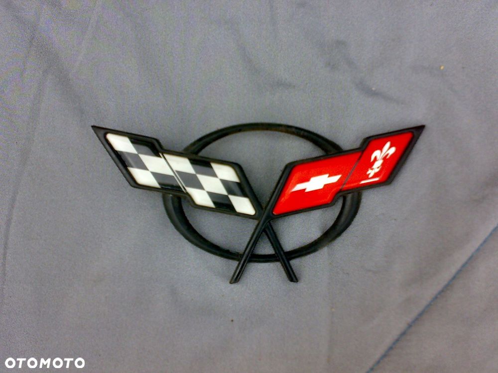 chevrolet corvette c5 97-04 - znaczek emblemat idealny przedni przód - 1