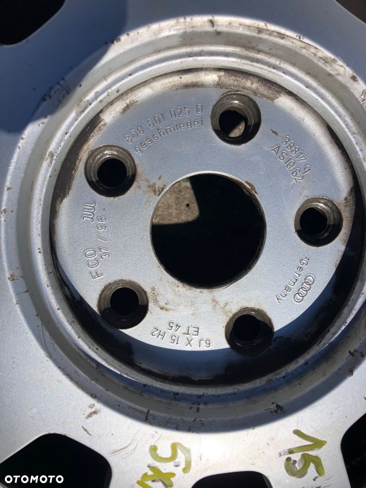 Alufelgi Felgi Aluminiowe Audi 6Jx15H2 ET45 5/112 - 6