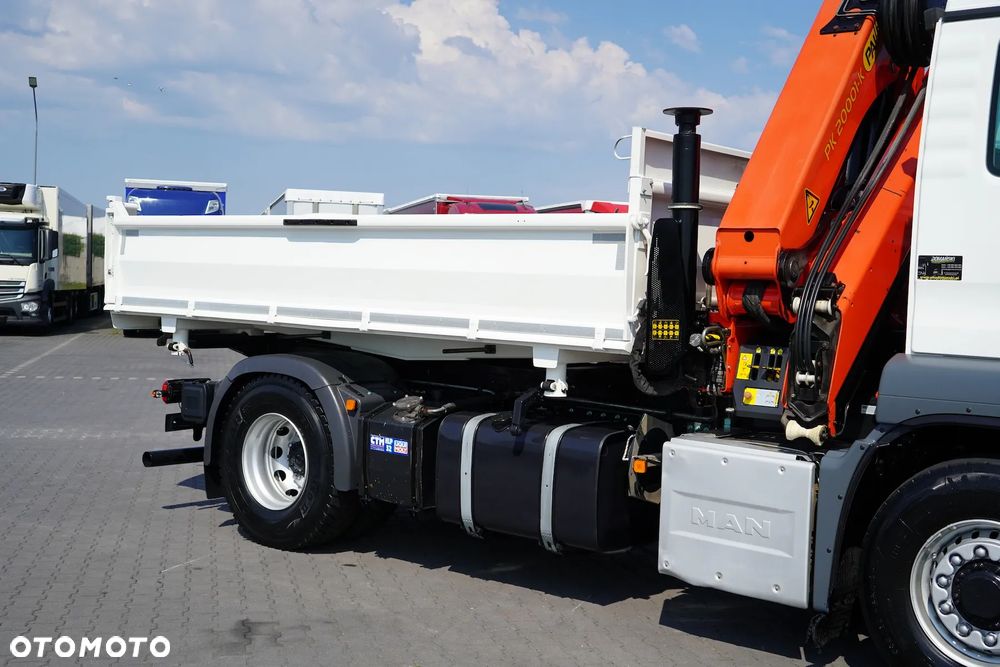 MAN TGS / 18.480 / E 6 / 4 X 4 / WYWROTKA + HDS / PALFINGER PK 20001 / PILOT - 32