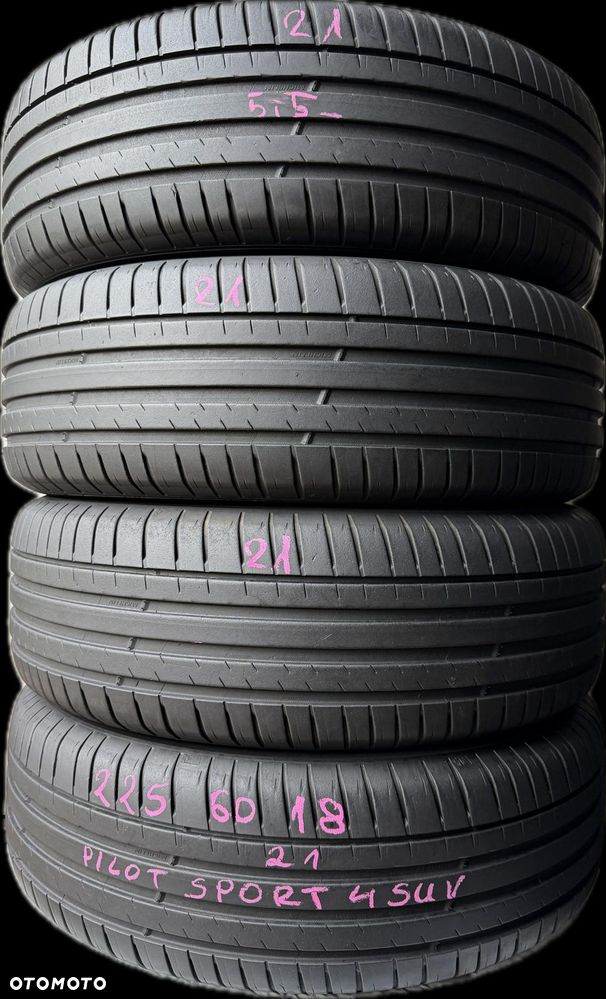 4 x 225/60R18 Michelin PIlot Sport 4 SUV - 1