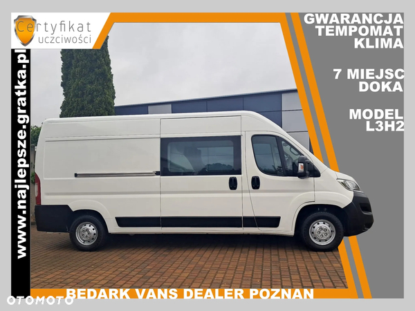 Peugeot Boxer, L3H2, BRYGADÓWKA, 7 miejsc, DOKA, tempomat, klima,