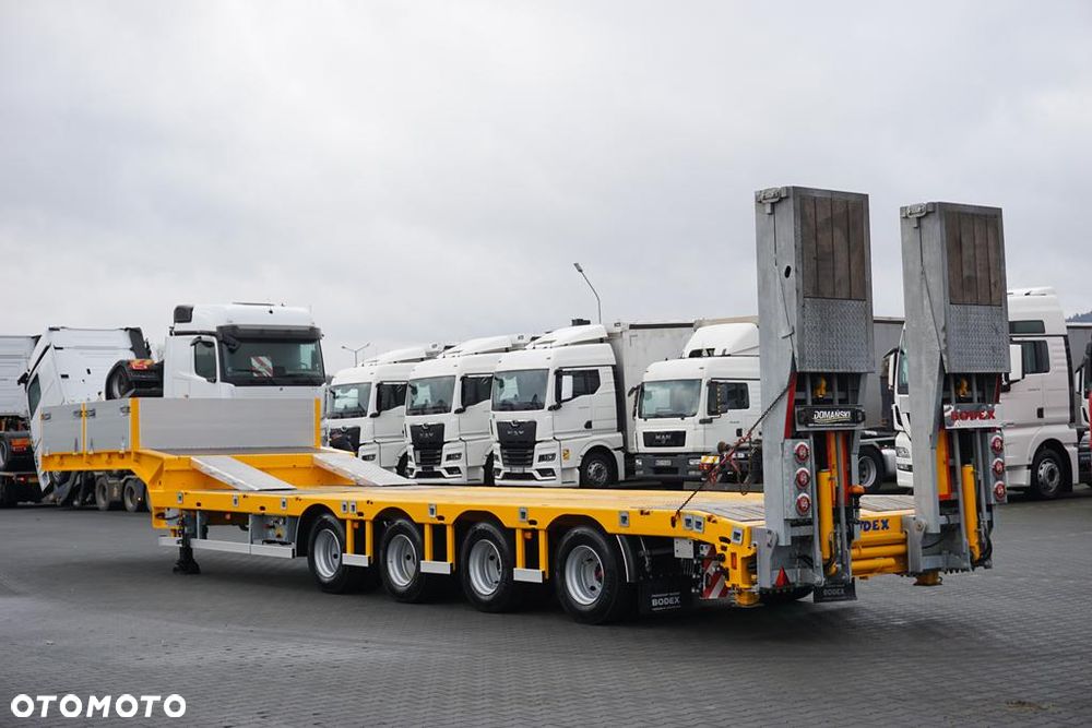 Bodex / NISKOPODWOZIOWA / 4 OSIE / NAJAZDY / 2 X OŚ SKRĘTNA / DMC 65 000 KG / JAK NOWA - 6