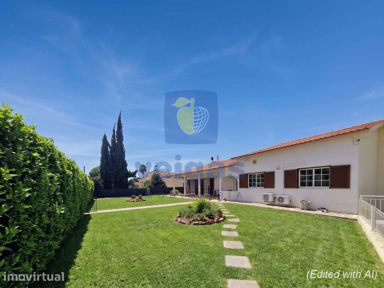 Moradia isolada T6 na Fonte Santa, Quarteira, com piscina e lote de 12 - Grande imagem: 4/60