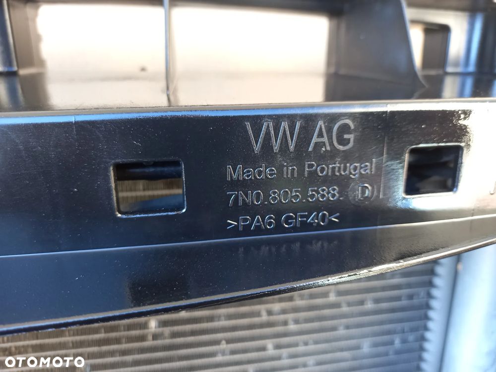 Pas przedni belka zderzaka komplet chłodnic VW Sharan 7N1 - 7