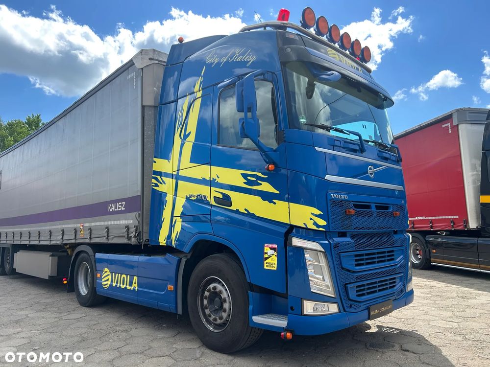 Volvo FH 500 AUTOMAT / HALOGENY ORUROWANIE / FULL SPOJLERY / LED / EURO 6 / TACHOGRAF NOWEJ GENERACJI / PRZÓD NOWE OPONY DUNLOP / 2015 ROK !! - 13