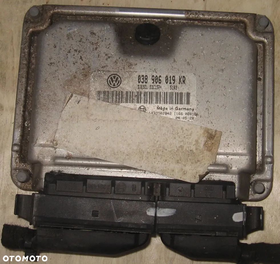 sterownik silnika 1.9 TDI NEW BEETLE 038906019KR VOLKSWAGEN