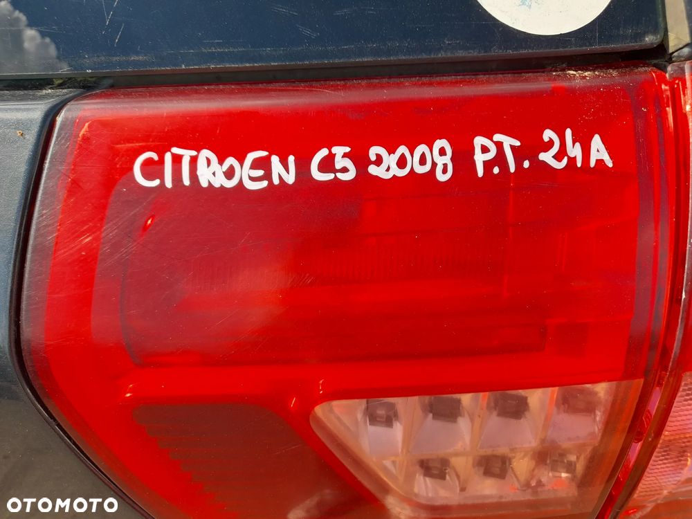CITROEN C5 III X7 LAMPA PRAWY TYŁ PRAWA TYLNA KLAPA Z KLAPY W KLAPĘ - 4