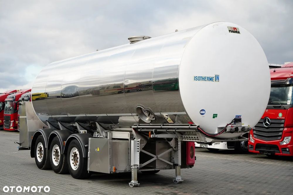 Magyar CYSTERNA SPOŻYWCZA / 30 000 L / OŚ PODNOSZONA / OŚ SKRĘTNA / - 8