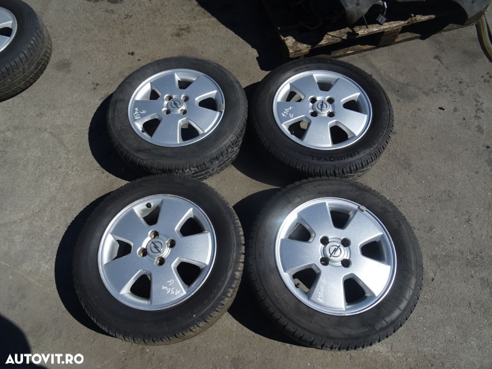 Vand Jante aliaj cu Cauciucuri Opel Astra G 195/60 R15  6Jx15H2ET49 din 2007 cod: 24437244 - 1