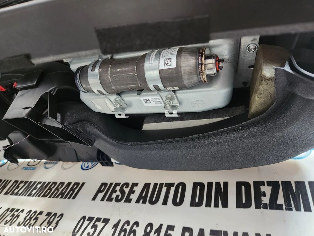 Plansa Bord Kit Airbag Din Piele Bmw Seria 7 Bmw F01 F02 F03 F04 Volan Stanga Plansa Bord Bmw F01 F - 11