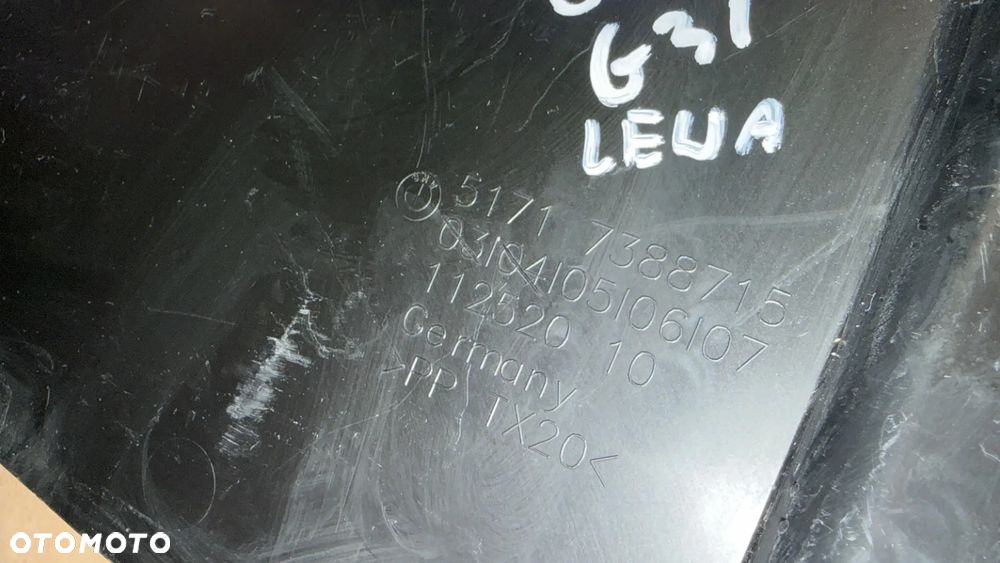 ORYGINALNY WLOT OSŁONA PODSZYBIA LEWA BMW G30 G31 LCI 7388715 - 3