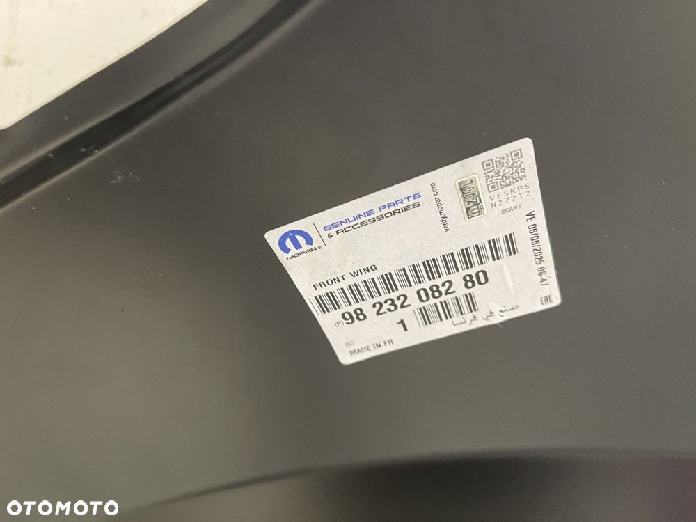 NOWY ORYGINALNY BŁOTNIK PRAWY PRZEDNI PRAWA PRZÓD PEUGEOT 208 II 2 19-25 9823208280 - 8