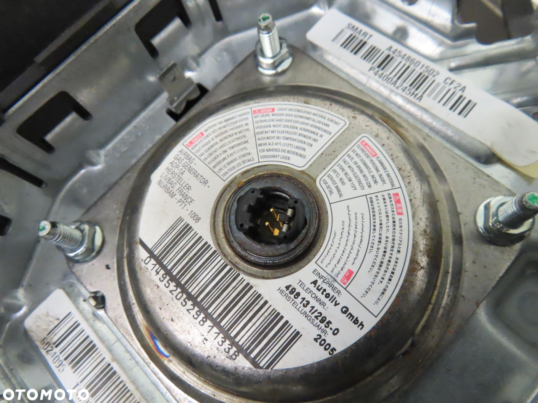 PODUSZKA KIEROWCY SMART FORFOUR A4548601502 - 2