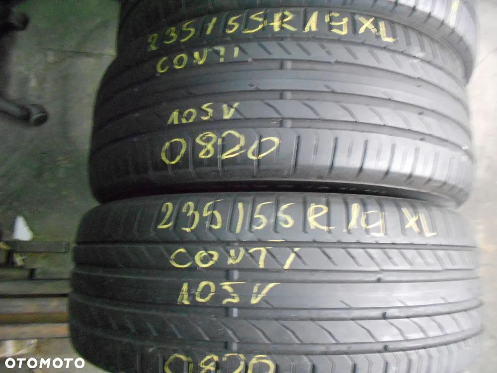 OPONY  235/55R19 CONTINENTAL CONTI SPORT CONTACT 5 XL  DOT 0820 6.8MM - 3