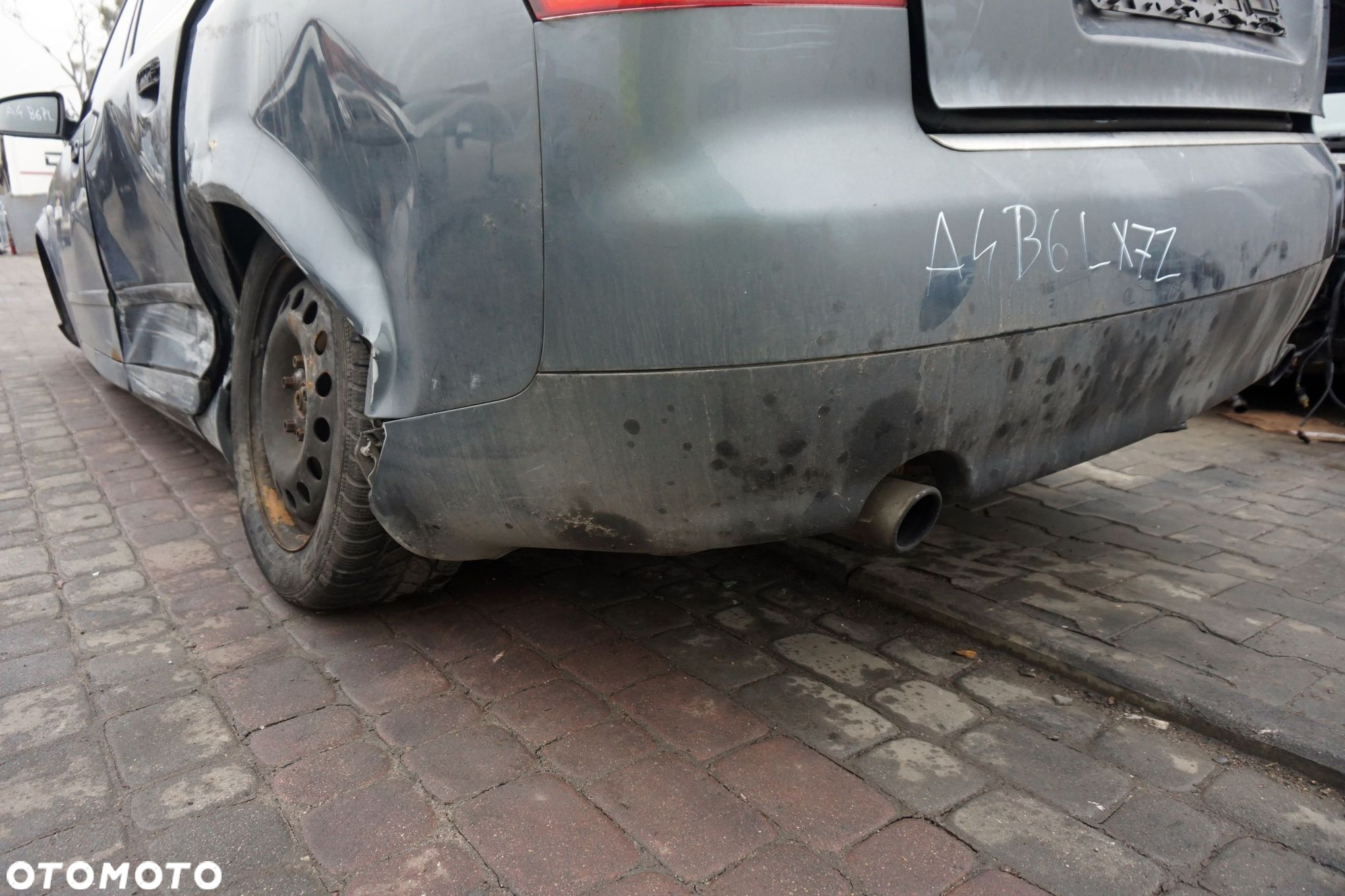 ZDERZAK TYLNY A4 B6 SEDAN LX7Z  SZARY AUDI 2000-2006 - 3