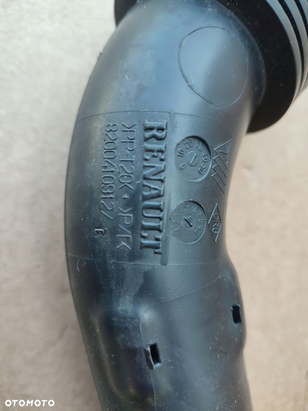 Rura przewód dolot powietrza RENAULT CLIO III 1.2 16V 8200410912 ORYGINAŁ - 9