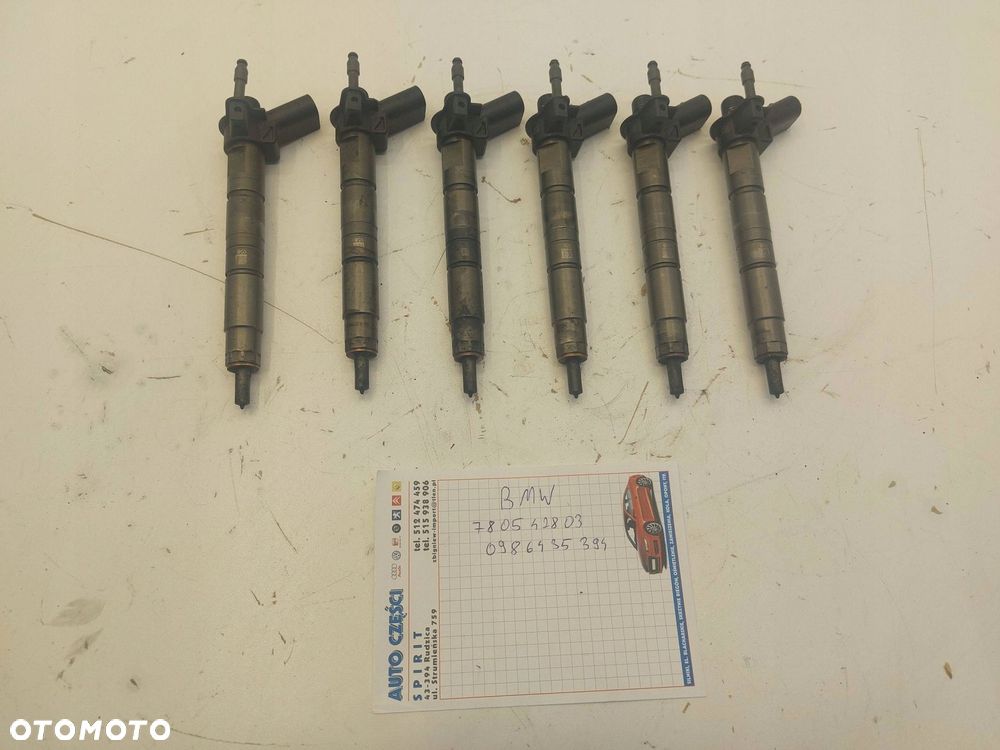 bmw e90 f01 f02 740d f10 f11 3.0 d n57 wtrysk wtryski 7805428 komplet - 2