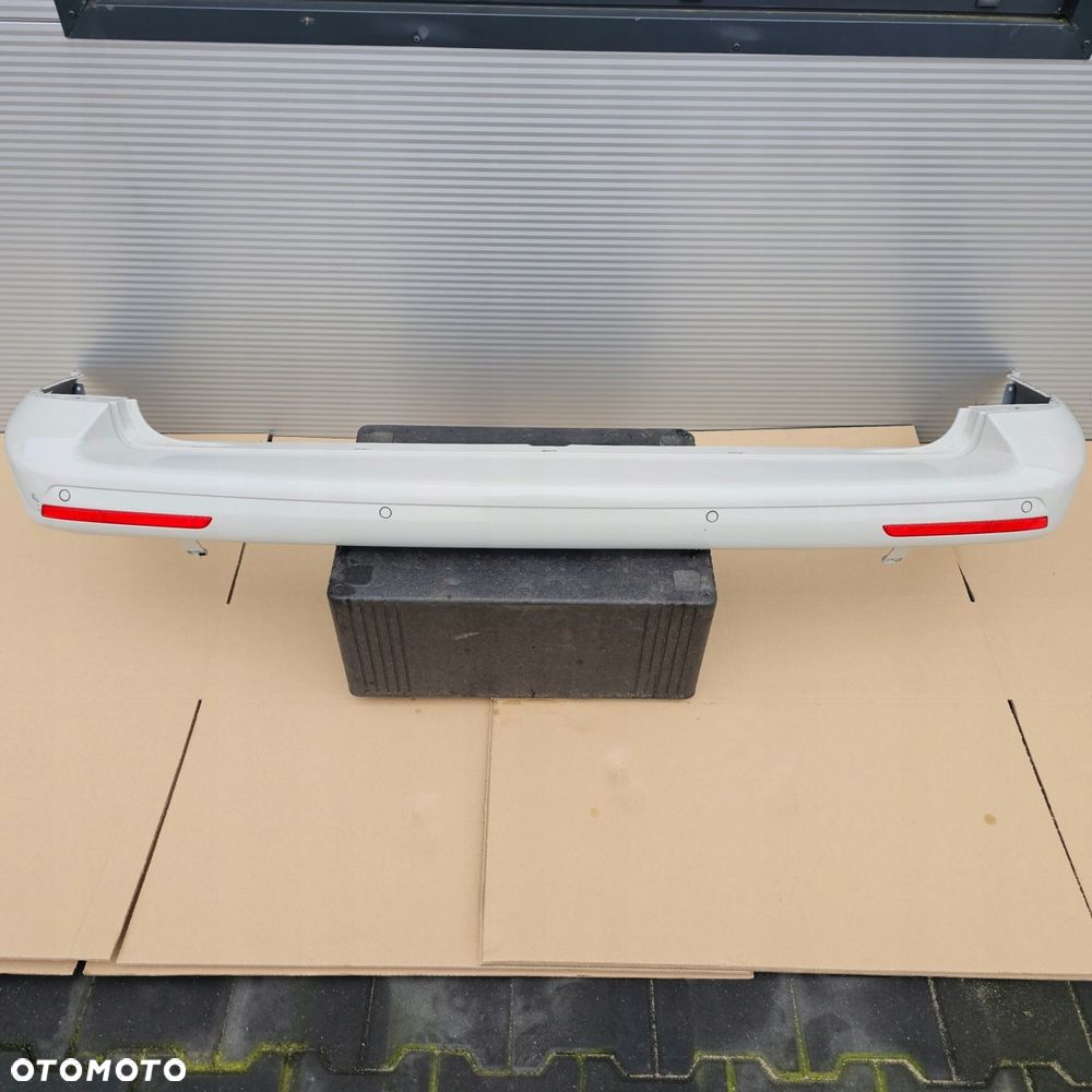 VW T5 LIFT T6 zderzak tył biały LB9A PDC IDEALNY - 1