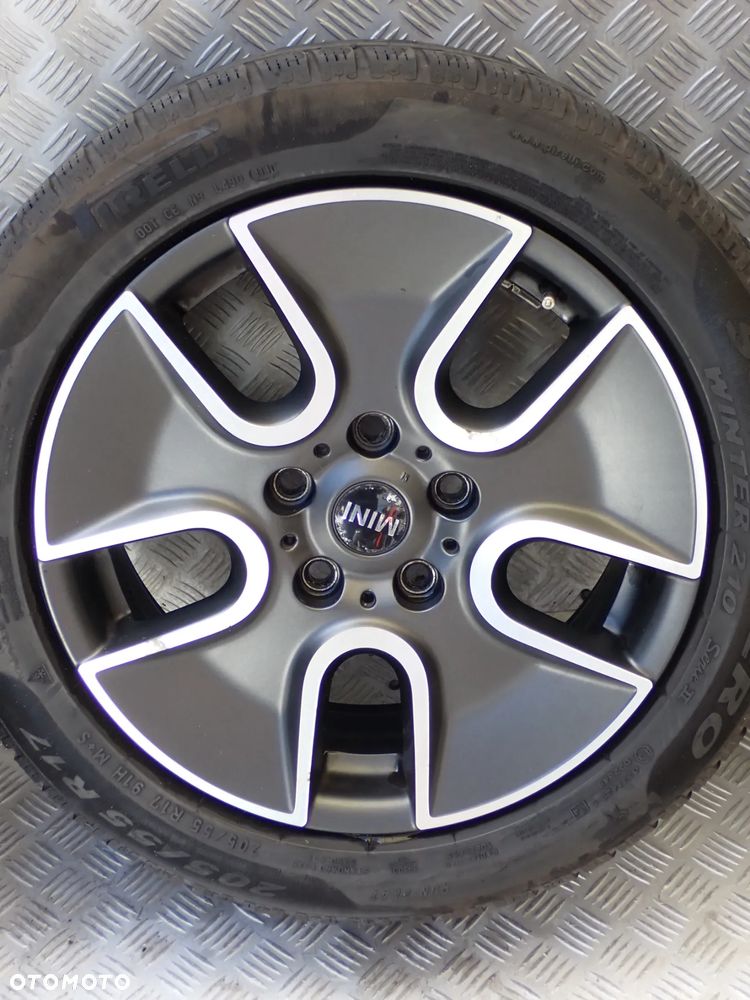 KOŁA FELGI ALUMINIOWE MINI 7JX17  ET 50  5X120  MINI9804373  Z OPONAMI ZIMA PIRELLI  205/55/17 - 5