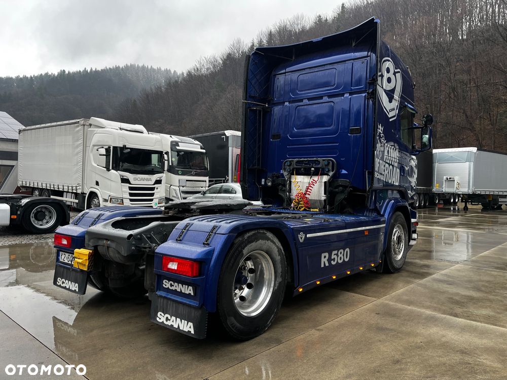 Scania R580 V8 2015 Rok // Automat // Retarder // Cała na poduszkach // ALU // Full // Klima postojowa // Idealna !!! - 5