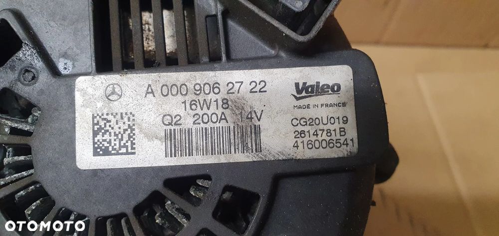 Alternator prądnica Mercedes E-Klasa W213 3.0 CDI A0009062722 - 8