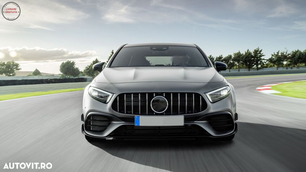 Bara Fata Mercedes A-Class W177 Hatchback / V177 Sedan (2018-2022) A45 Design GT-R- livrare gratuita - 8