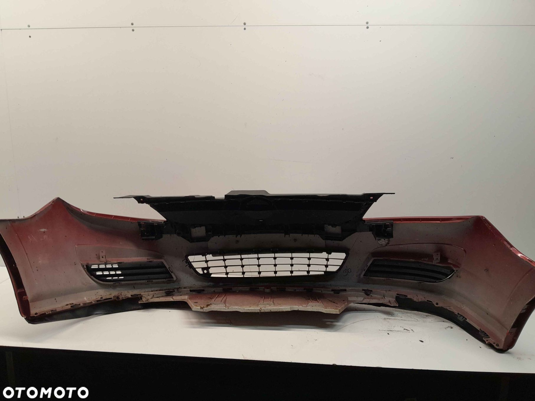 } ZDERZAK PRZÓD PRZEDNI OPEL VECTRA C LIFT FL Z50C BORDO BORDOWY - 5
