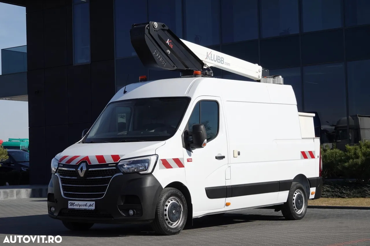 Renault MASTER / BASKET LIFT - 10 metri / 2021 / TABLA + LIFT / DUPA CONTRACTUL DE SERVICE / - 14