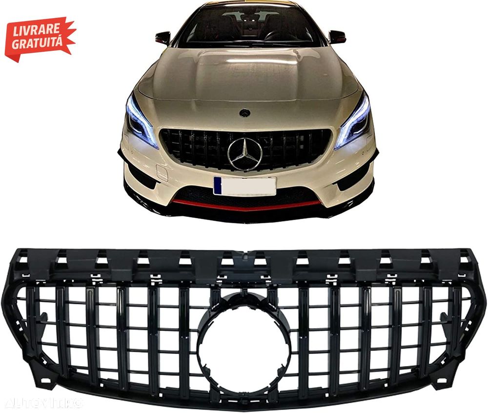Grila Centrala Mercedes CLA C117 X117 W117 Facelift (2016-2018) CLA45 GT-R Panamer- livrare gratuita - 6