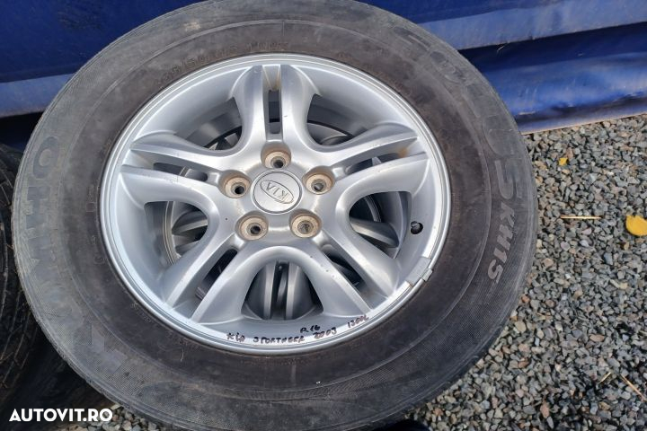 Jante aliaj cu anvelope 17 - set 235/60 R16 Kia Sportage 2  [din 2004 pana  2008] seria Crossover 2 - 2