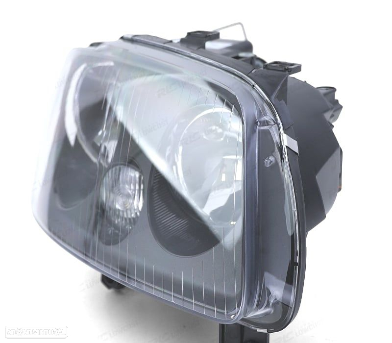 FARÓIS VOLKSWAGEN VW TOURAN 03-06 CADDY 04-10 PRETO - 3