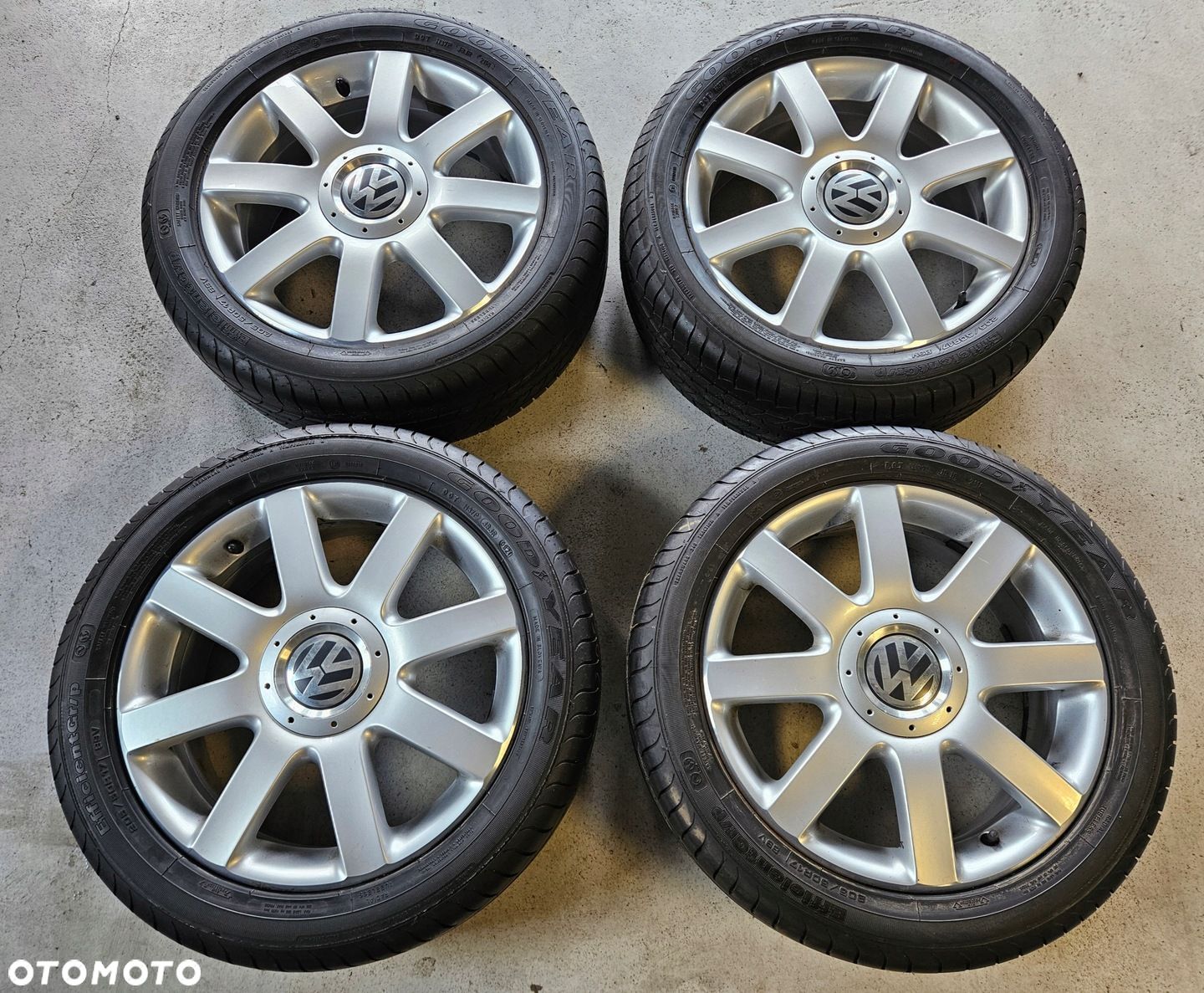 koła 17 5x112 VW Golf V VI Touran 205/50r17 felgi - 1