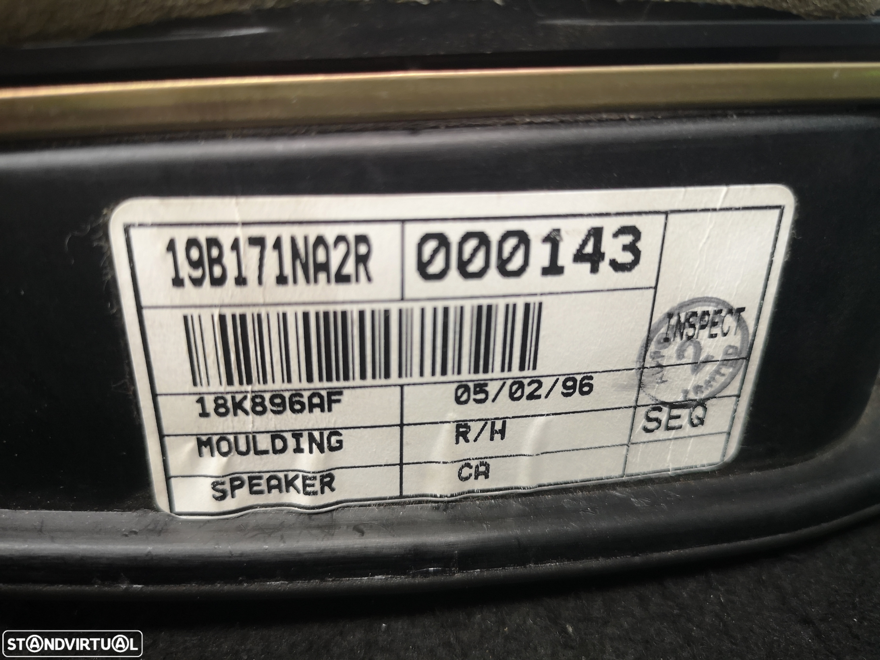 Coluna de som originais  Jaguar s-type Type-s 2004 - 3