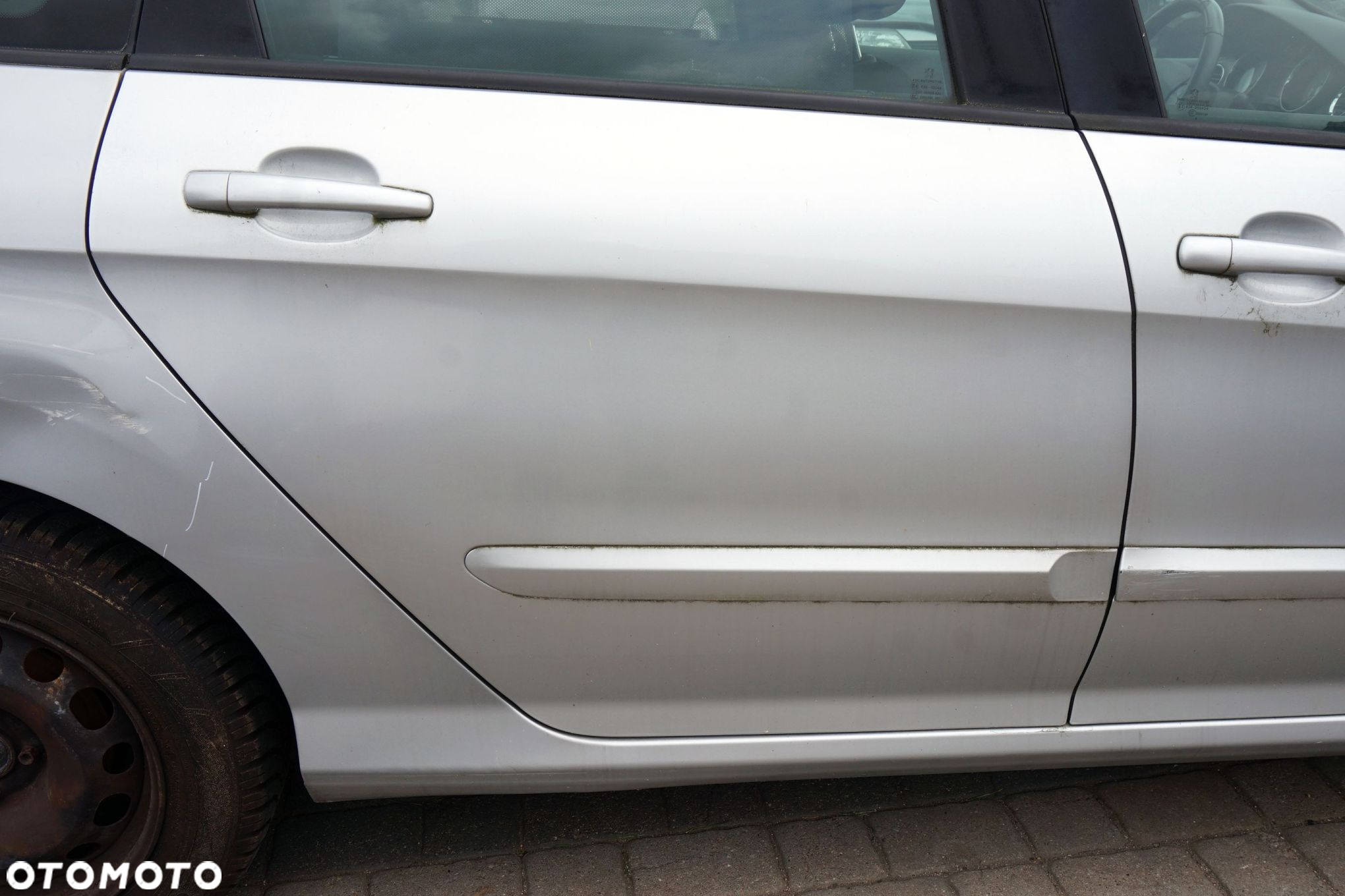 DRZWI TYLNE PRAWE 308 I T7 SW KOMBI EZRC  SREBRNY PEUGEOT 2007-2011 - 3