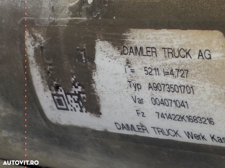 Punte spate dublu SPRINTER 907 VW CRAFTER A9073501701 2018 2019 2020 2021 2022 2023 2024 2025 - 6