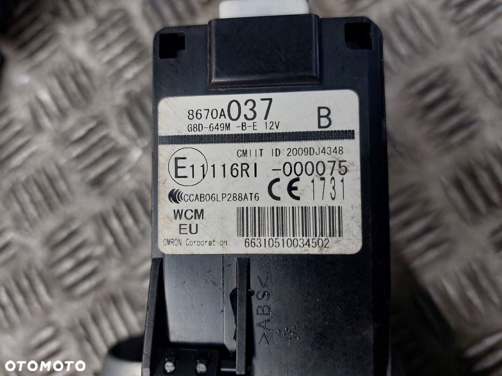 ZESTAW STARTOWY OUTLANDER II 2.0 16V 1860B526 E6T78176 8637A643 - 6