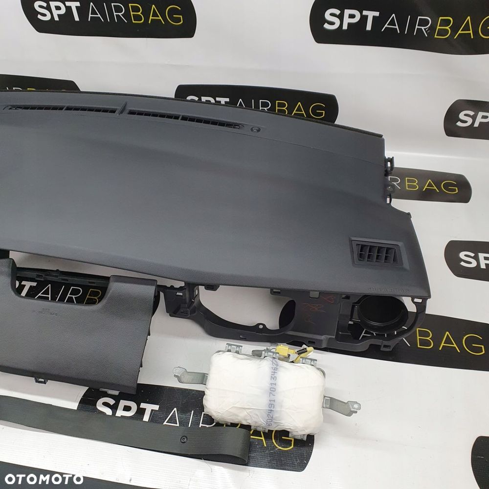 TOYOTA AURIS DESKA ROZDZIELCZA KONSOLA KOKPIT PULPIT PODUSZKI AIRBAG AIR BAG PASY KIT SET - 4