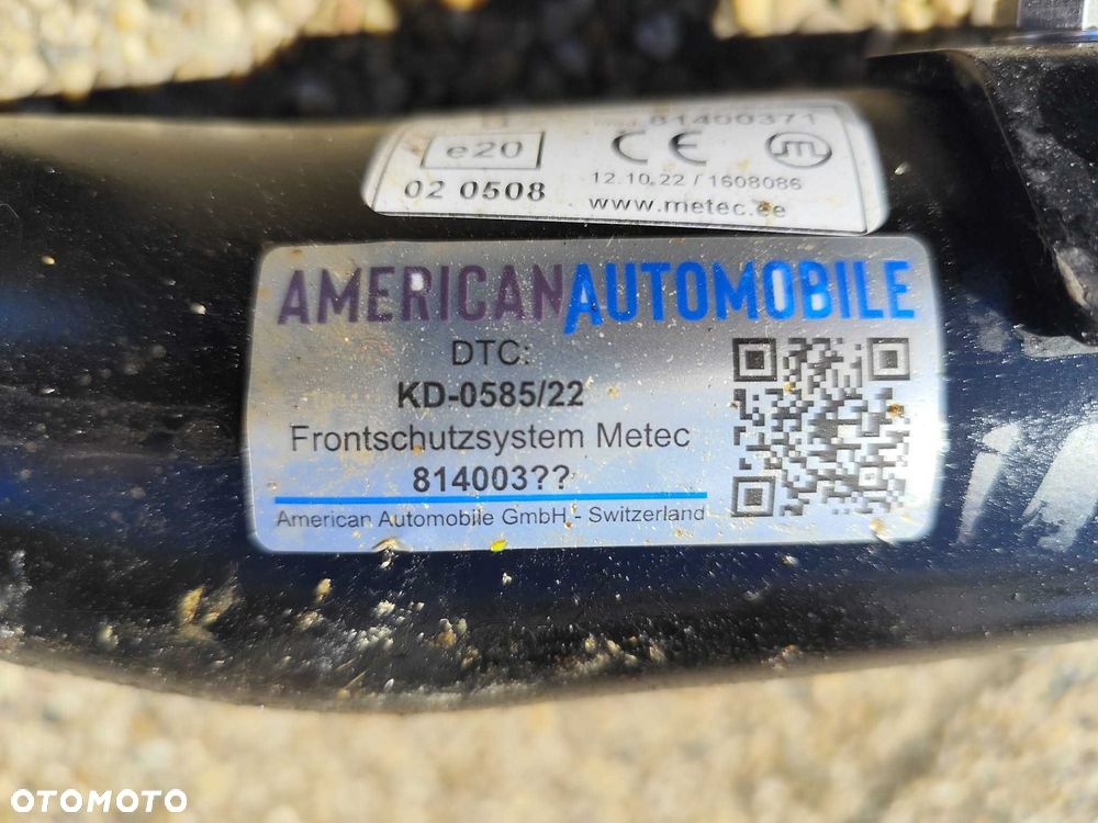 Jeep Wrangler JL przednia rura ochronna zderzaka - 2