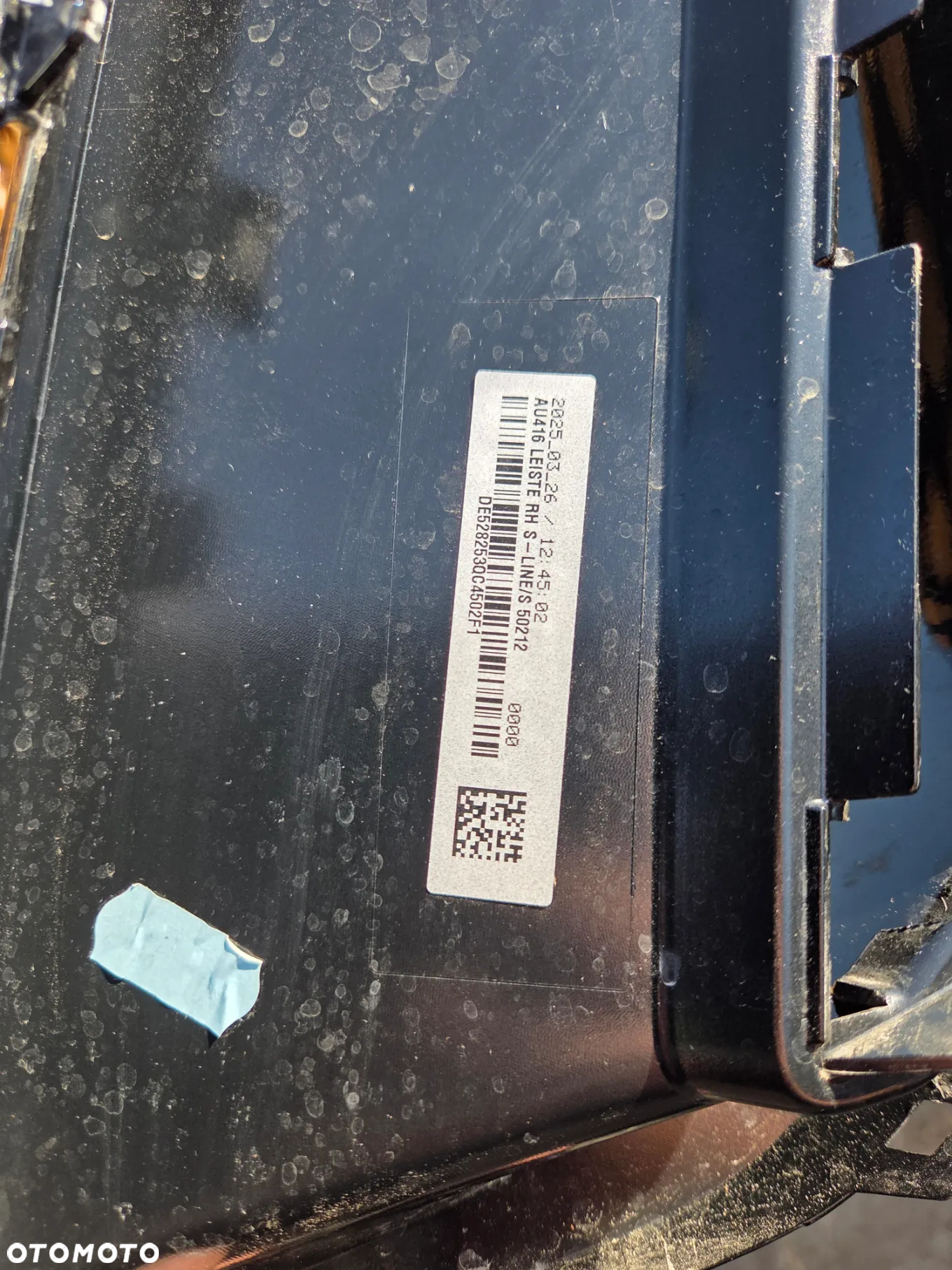 Prawa kratka listwa Audi Q6 e-tron 85H807968 S-Line Sq6 - 11