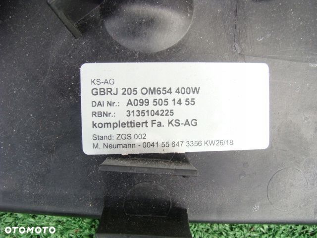 MERCEDES W205 LIFT NOWY WENTYLATOR A0999067800 A0995051455 - 4