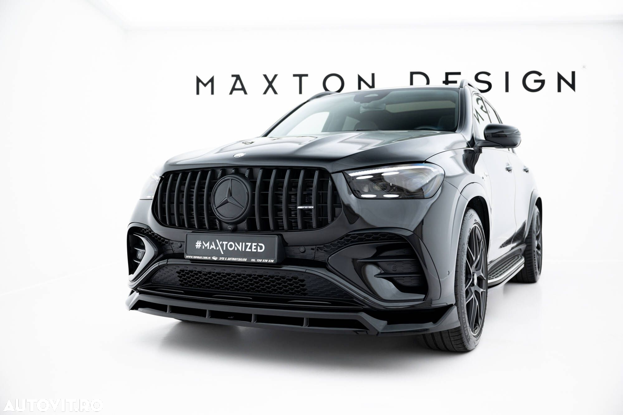 Prelungire Bara Fata Mercedes GLE Coupe C167 Facelift AMG Line Maxton Design - 3