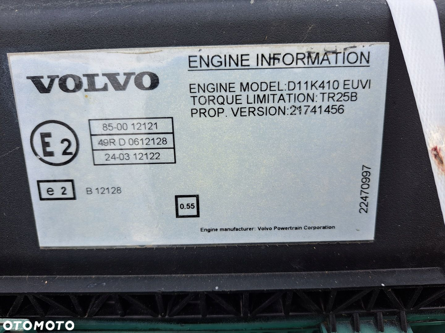SILNIK KOMPLETNY VOLVO FM 4 FMX 4 D11K 410 450 - 5