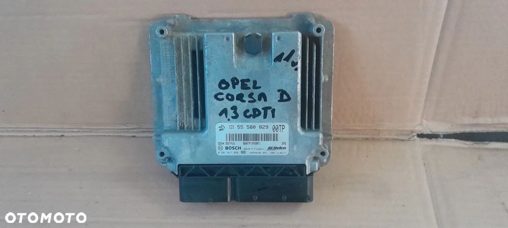 OPEL CORSA D 1.3 CDTI STEROWNIK SILNIKA 55580829 - 1