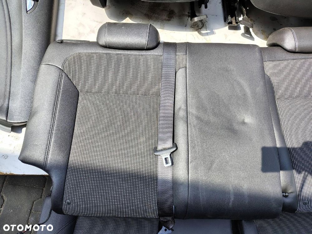 FOTEL FOTELE BOCZKI KANAPA KOMPLET CZARNE PÓŁSKÓRA OPEL ASTRA 4 IV J KOMBI - 7