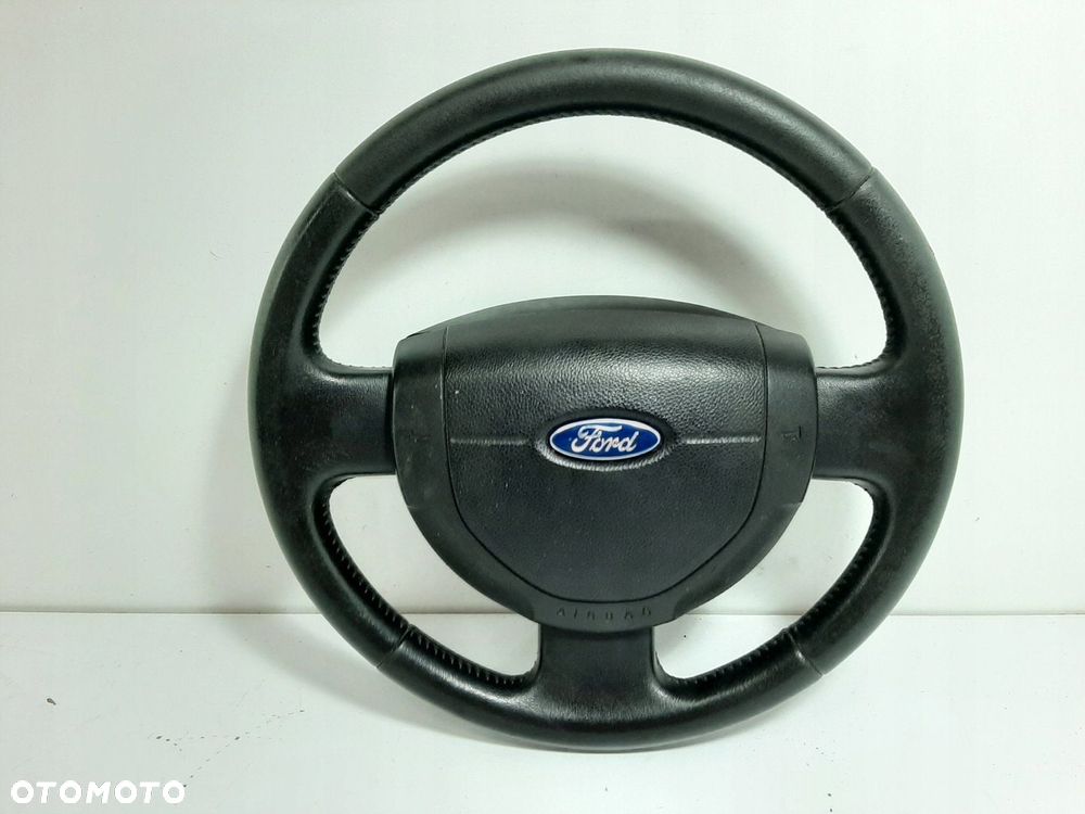 FORD FIESTA MK5/MK6 LIFT 06R KIEROWNICA SKORA PODUSZKA AIRBAG 6S6A-A042B85 - 11