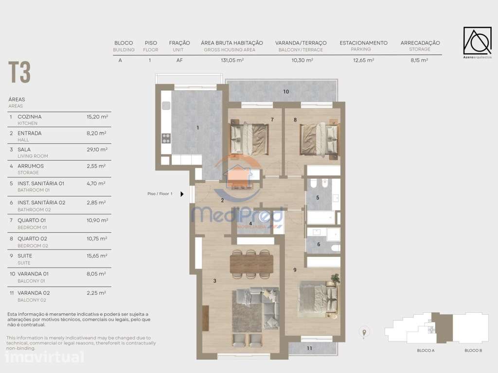 Apartamento T3 em construção - Montijo - Grande imagem: 5/22