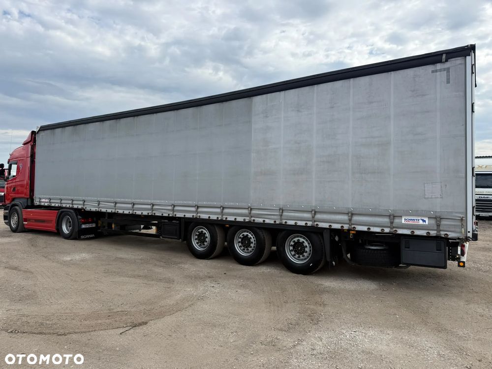 Schmitz Cargobull Firanka SCHMITZ STANDARD 2019 rok, świeżo sprowadzona * OPONY 90 % - 14